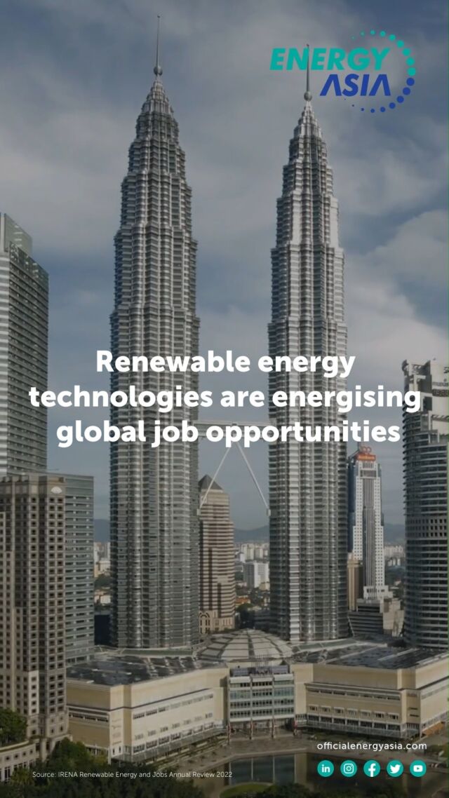 The renewable energy sector provides more than 12.7 million jobs globally.This vibrant, growing segment of the energy ecosystem is enjoying surging workforce needs, as renewable energy powers an increasingly sustainable future. Dive into the facts of this fascinating industry, and find out how renewable energy can unlock huge opportunities in Asia and beyond.#EnergyAsia #EnergyAsia2023 #PETRONAS #CERAWeek #EnergyTransition #NetZero #RenewableEnergy